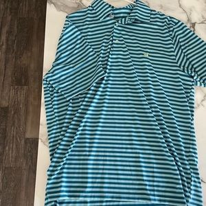 Southern Marsh Striped Performance Polo (XXL)